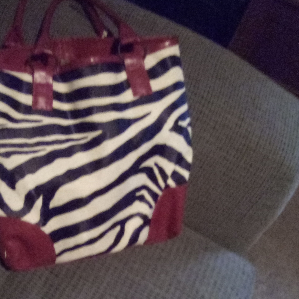 Red and black pocketbook